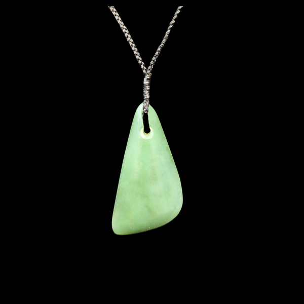 Roimata Inanga- Greenstone Teardrop Pendant