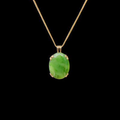 Porohita Koura Kahurangi- Gold Greenstone Pendant - Sands Carving Studio