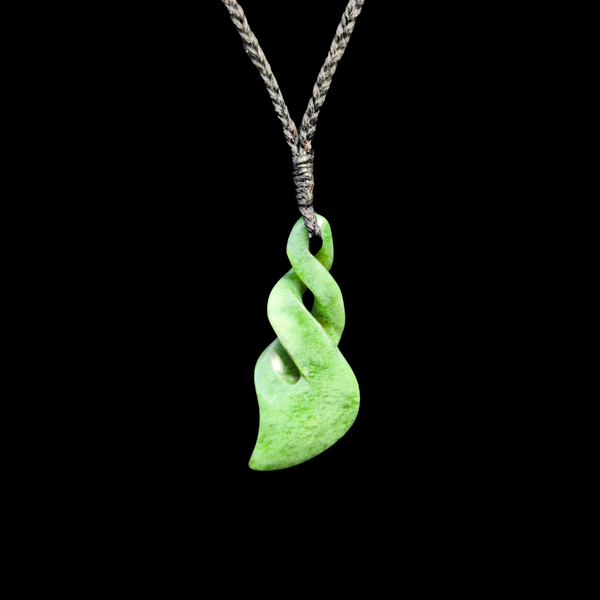 Pikorua Kahurangi - Greenstone Twist Pendant