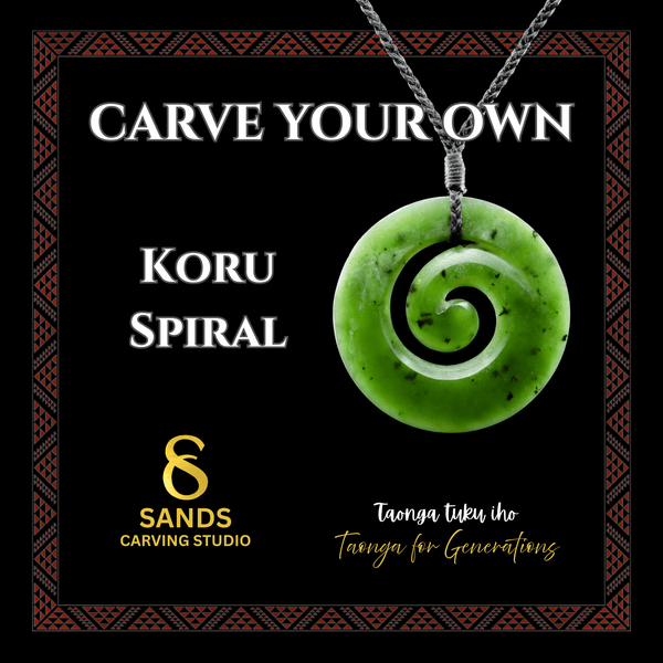 journeyman koru spiral by sands carving studio
