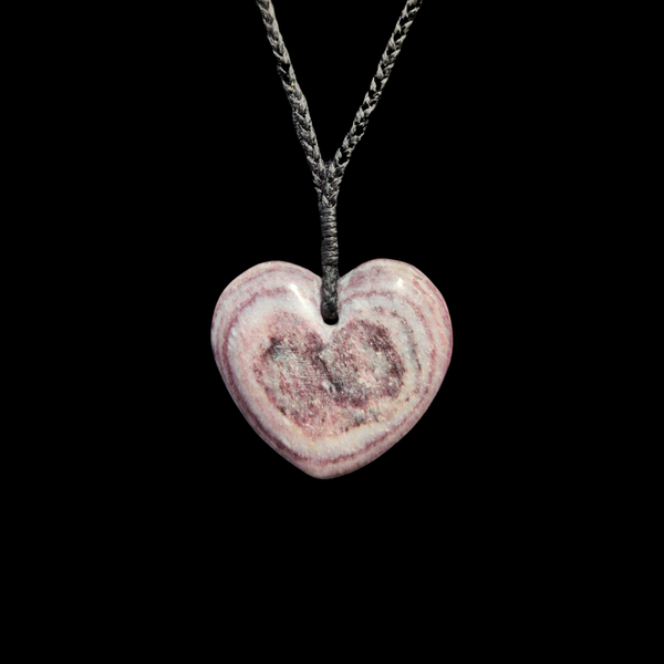 Hei Manawa - Aroha Stone Heart Pendant
