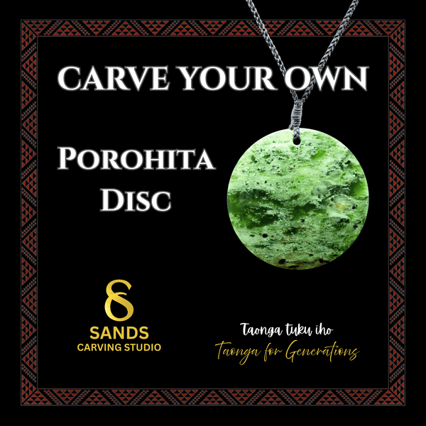 apprentice porohita disc by sands carving studio