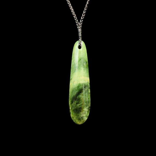 Roimata Raukaraka- Greenstone Teardrop Pendant