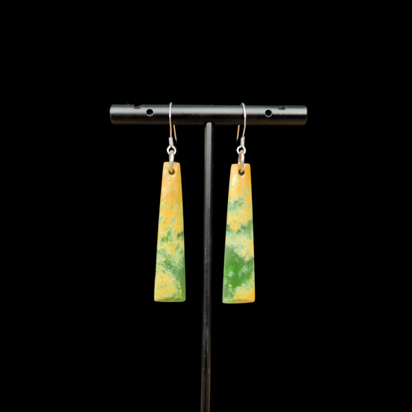 Mau Taringa Raukaraka - Pounamu Earrings