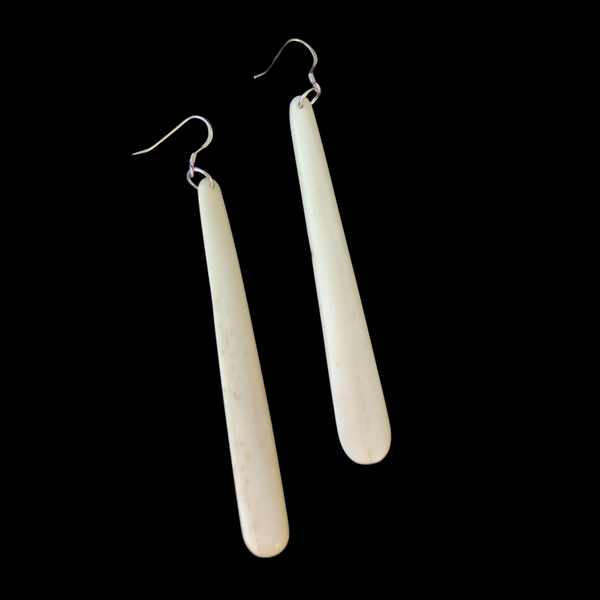 Whale Bone Mau Taringa - Drop Pendant Earrings