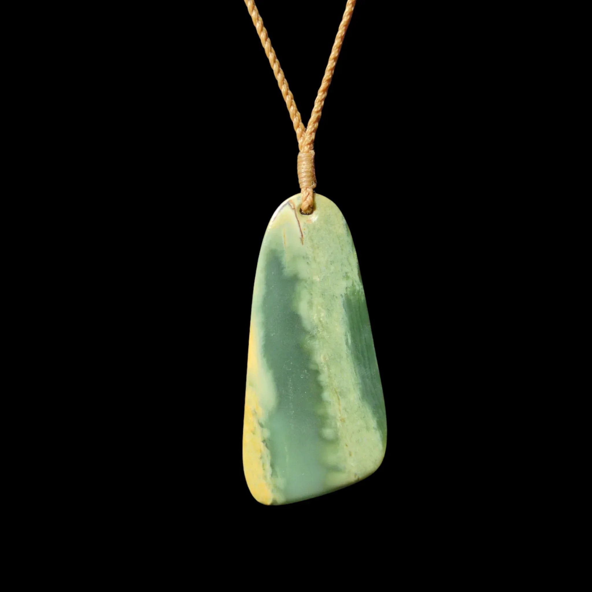 Hei Toki Inanga Raukaraka- Greenstone Adze Pendant - Sands Carving Studio