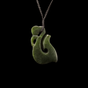 Manaia Kawakawa - Greenstone Guardian Pendant