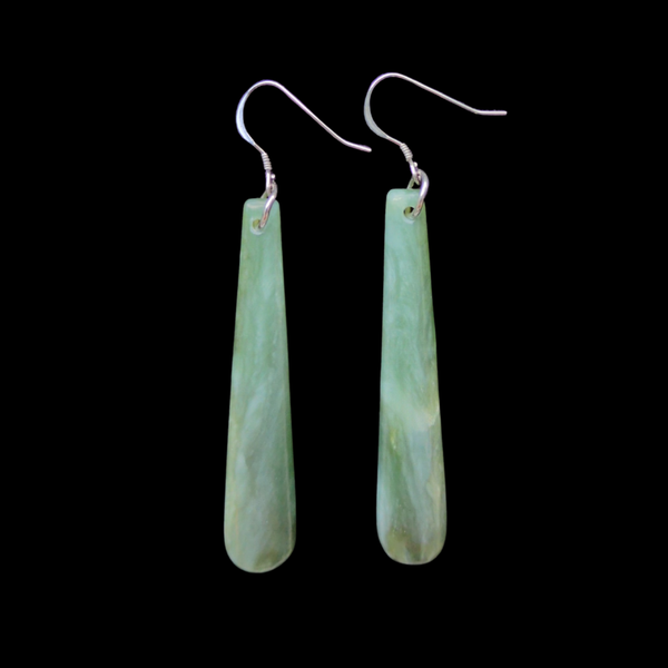 Mau Taringa Inanga - Pounamu Earrings