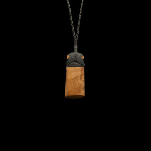 Hei Toki Kauri - Wooden Toki Pendant