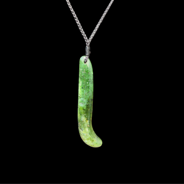 Kapeu Kawakawa - Greenstone Kapeu Pendant