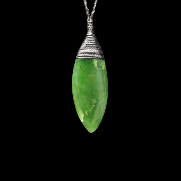 Roimata Kahurangi- Greenstone Teardrop Pendant