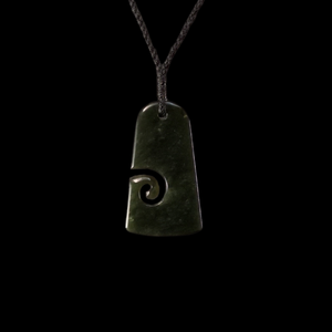 Hei Toki Tangiwai - Greenstone Adze Pendant