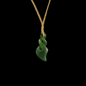 Pikorua Kahurangi - Greenstone Twist Pendant