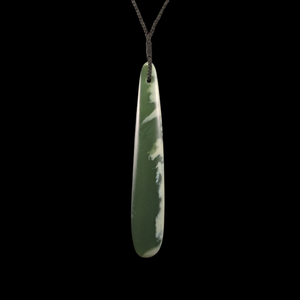 Roimata Inanga - Greenstone Teardrop Pendant