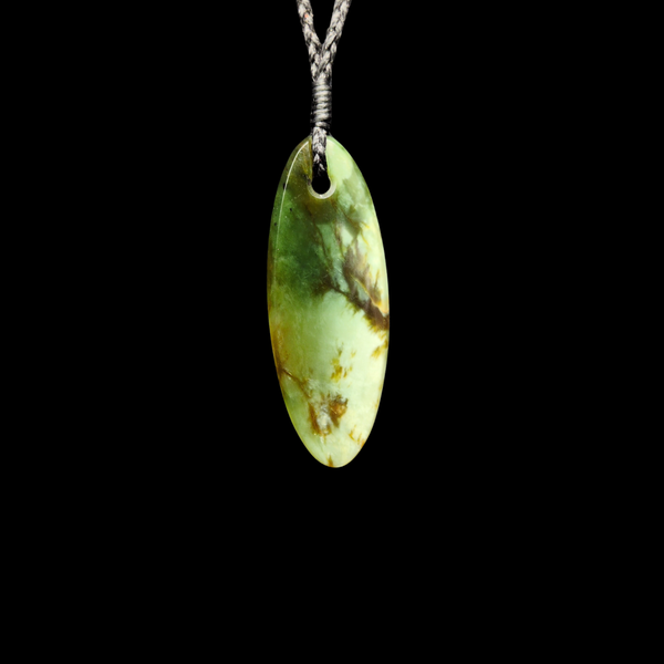 Roimata Totoweka- Greenstone Teardrop Pendant