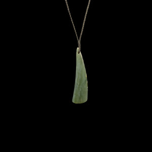 Hei Toki Pipiwharauroa - Greenstone Toki Pendant