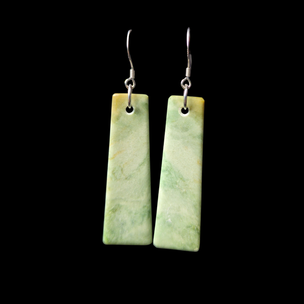 Mau Taringa Inanga - Pounamu Earrings