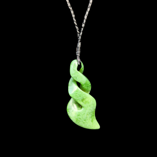 Pikorua Kahurangi - Greenstone Twist Pendant