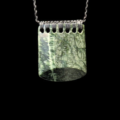 hei toki serpentine greenstone adze pendant by sands