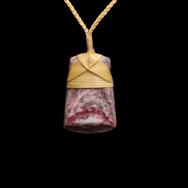 aroha stone hei toki adze pendant by sands carving studio