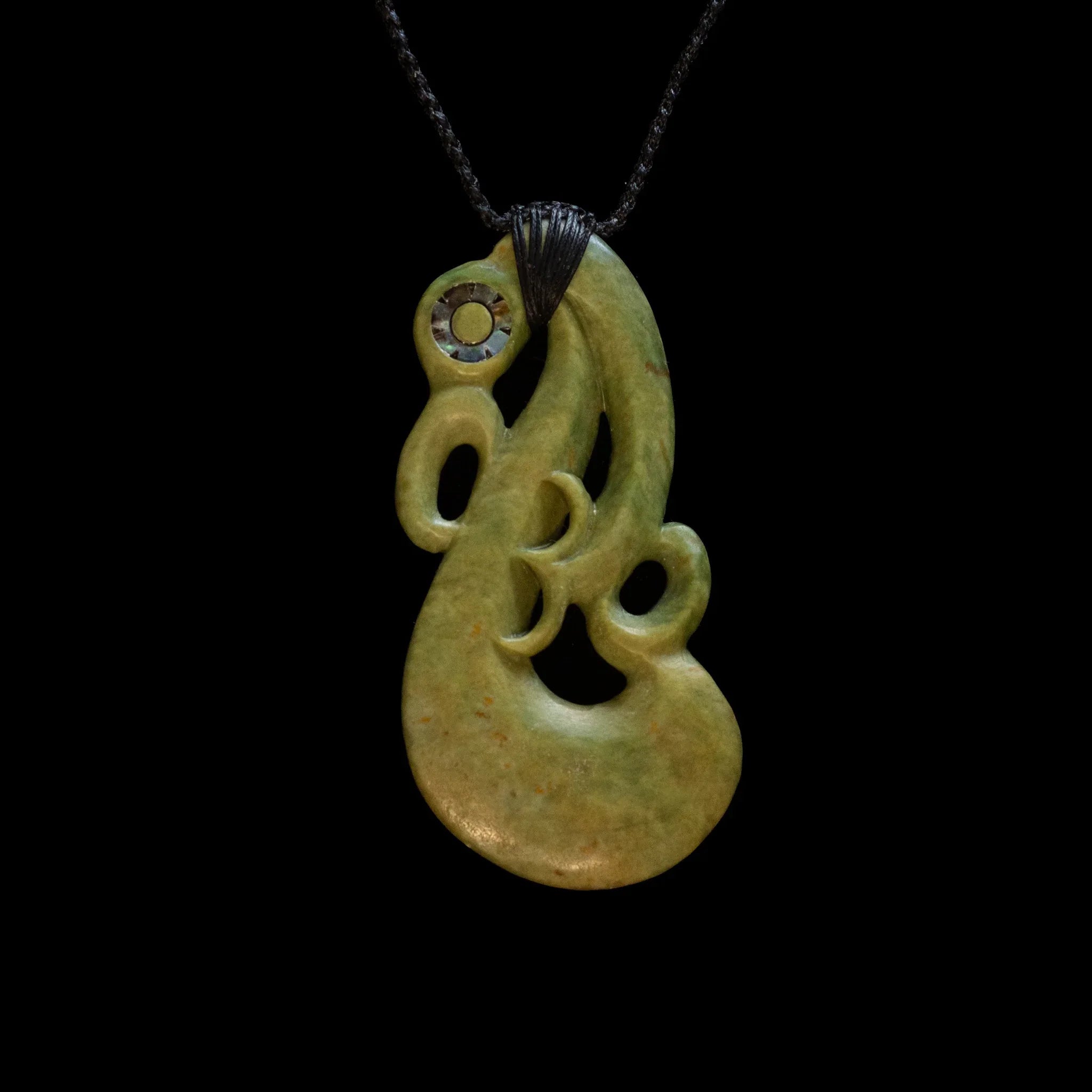 Sands Carving Studio | Inanga Manaia - Pounamu Spirit Guide Pendant