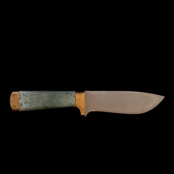 Knife with Inanga Pounamu Handle