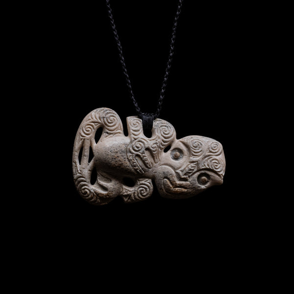 Paraoa Hei Tiki - Whale Bone Pendant