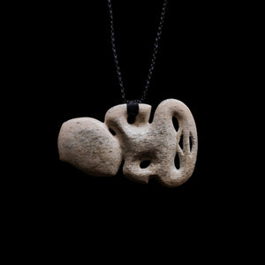 Paraoa Hei Tiki - Whale Bone Pendant
