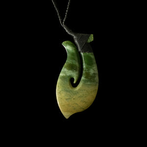 Hei Matau - Flower Jade Hook