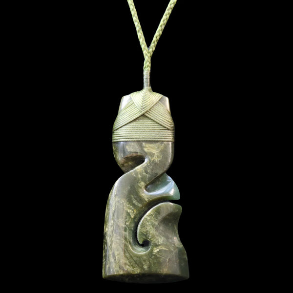 Hei Toki Kawakawa- Greenstone Adze Pendant - Sands Carving Studio