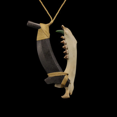 Hei Matau-a-Māui - Hook of Maui Pendant - Sands Carving Studio