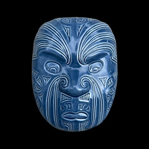 Parata Kaitiaki Wheku - Denim Blue Hei Tiki Mask