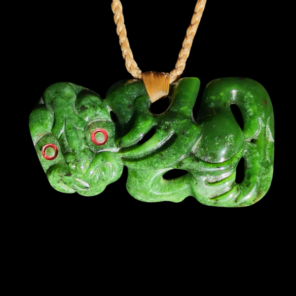 Hei Tiki Kahurangi - Greenstone Tiki Pendant