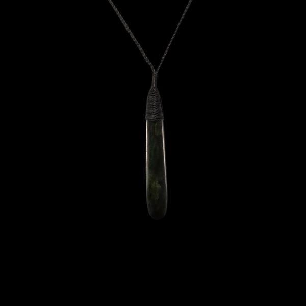 Roimata Kawakawa - Greenstone Teardrop Pendant