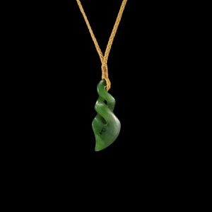 Pikorua Kahurangi - Greenstone Twist Pendant