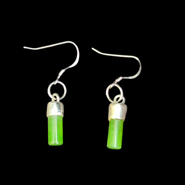 Mau Taringa Kahurangi- Pounamu Earrings