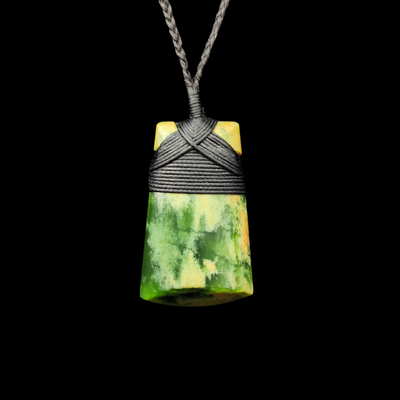hei toki flower jade raukaraka greenstone adze pendant by sands