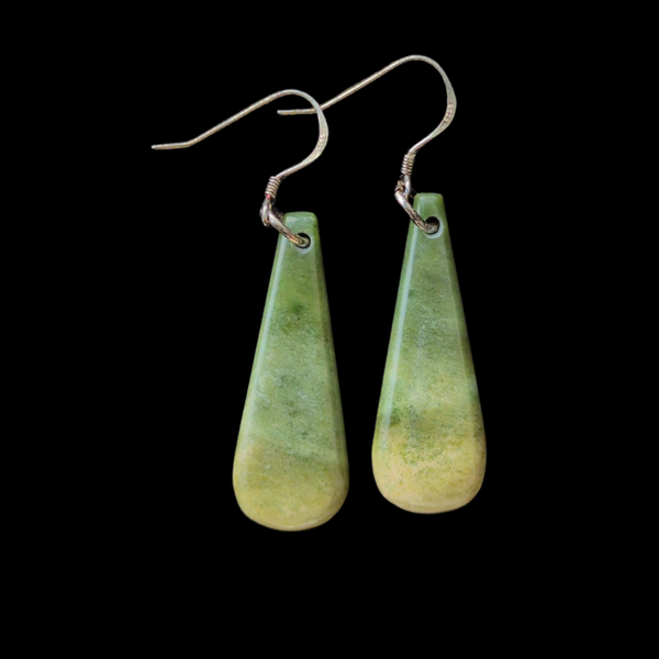 Mau Taringa Raukaraka - Pounamu Earrings