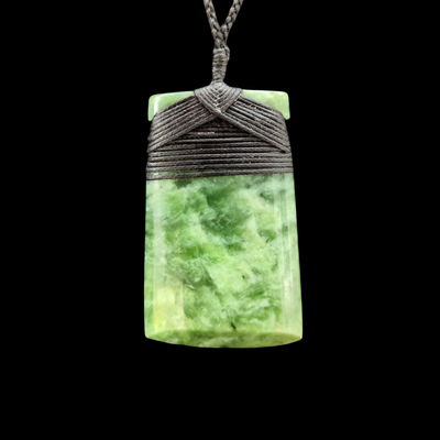 hei toki white flower inanga greenstone adze pendant by sands