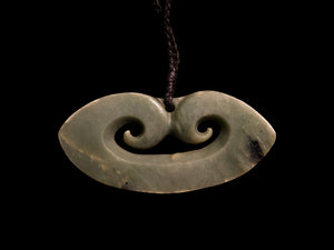 Pounamu Whakaruruhau - Shield Pendant