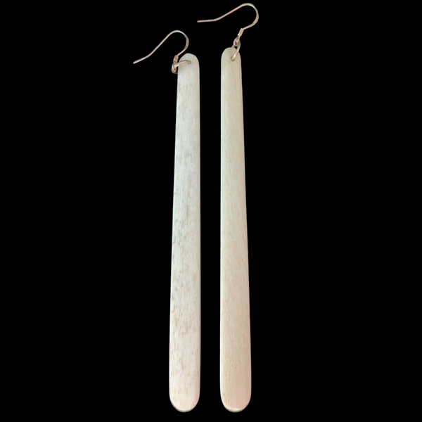 Whale Bone Mau Taringa - Drop Pendant Earrings