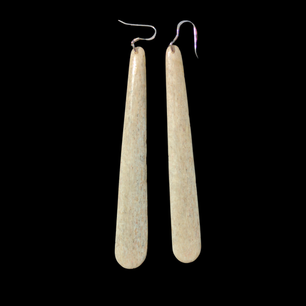 Whale Bone Mau Taringa - Drop Pendant Earrings