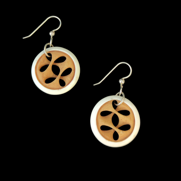 Cow Bone Mau Taringa -Earrings