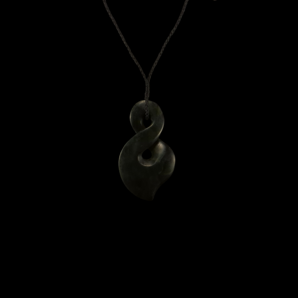 Pikorua Kawakawa - Greenstone Twist Pendant