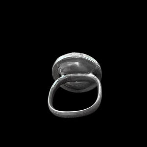 Moderner Pounamu Ring aus Sterlingsilber