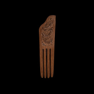 Black Maire Heru  -  Traditional Maori Comb