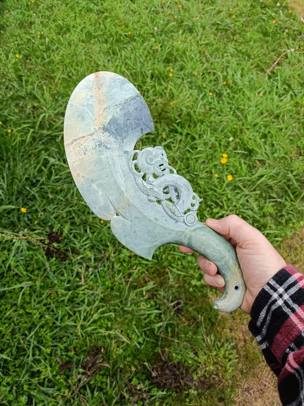 pounamu wahaika by sands carving studio