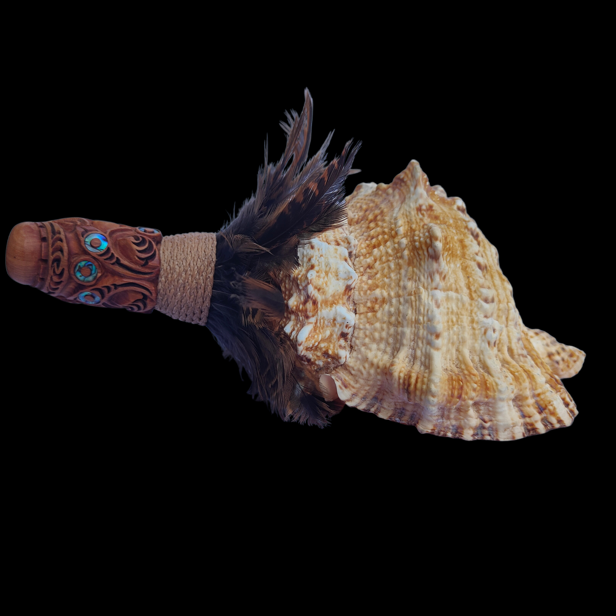 Pūtātara - Conch Shell Trumpet - Sands Carving Studio