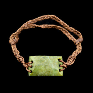 New Zealand Pounamu Jade Stackable Braided Bracelet