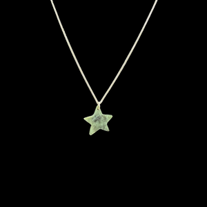 Matariki Whetū - Sterling Silver Pounamu Star